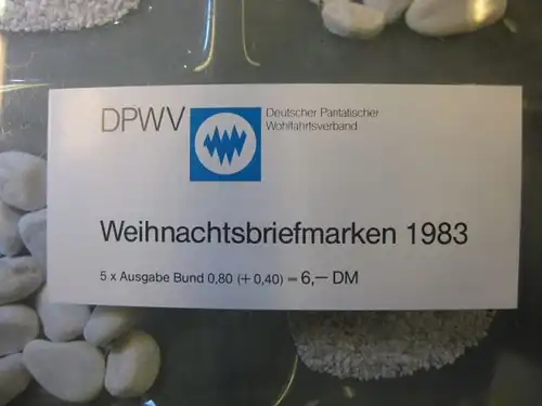 DPWV Weihnachtsbriefmarken 1983 Markenheftchen, Markenheft