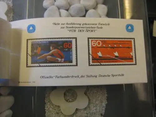 Sport Markenheftchen, 
Markenheft Deutsche Sporthilfe 1981