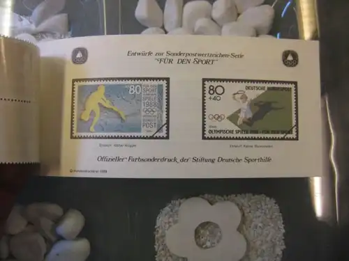 Sport Markenheftchen, 
Markenheft Deutsche Sporthilfe 1988