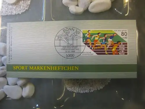 Sport Markenheftchen, 
Markenheft Deutsche Sporthilfe 1988