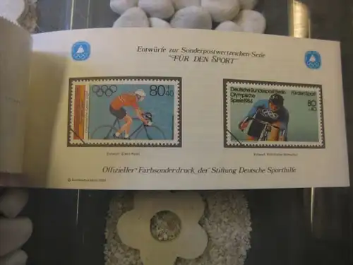 Sport Markenheftchen, 
Markenheft Deutsche Sporthilfe 1984