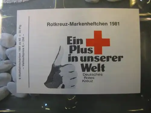 Rotkreuz-Markenheftchen Bund 1981