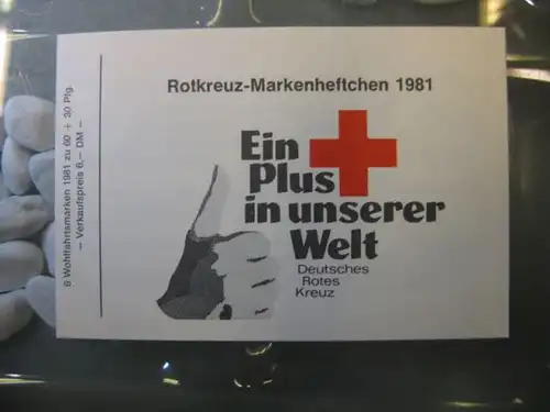 Rotkreuz-Markenheftchen Berlin 1981