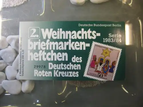 Rotkreuz-Markenheftchen Berlin 1983/84, 2. Weihnachts-Briefmarkenheftchen des DRK