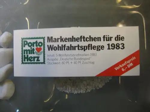 Markenheftchen für die Wohlfahrtspflege Bund 1983