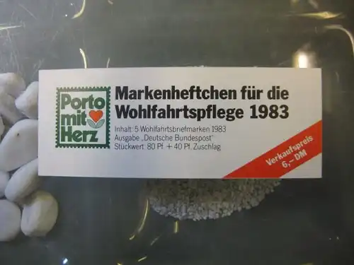 Markenheftchen für die Wohlfahrtspflege Bund 1983