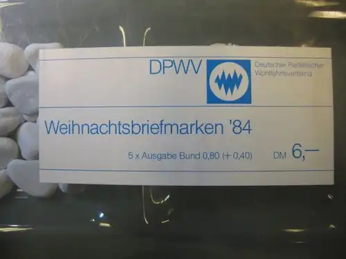 Markenheftchen Bund 1984 Paritätischer Wohlfahtsverband DPWV - MH