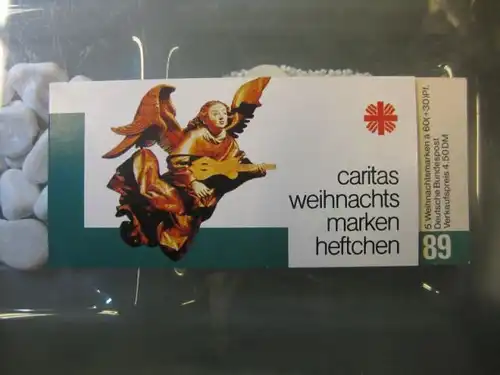 Caritas Weihnachtsmarken-Markenheftchen Bund 1989