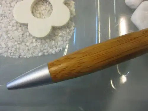 Holzkugelschreiber, Bambuskugelschreiber, Bambusholzkugelschreiber mit Großraummine