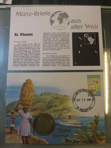 Numisbrief Münzbrief: St. Vincent