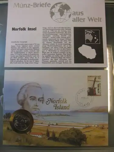 Numisbrief Münzbrief: Norfolk Insel