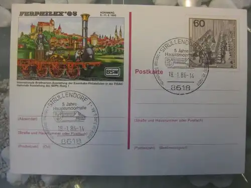 Sonderpostkarte PSo10, FERPHILEX `85