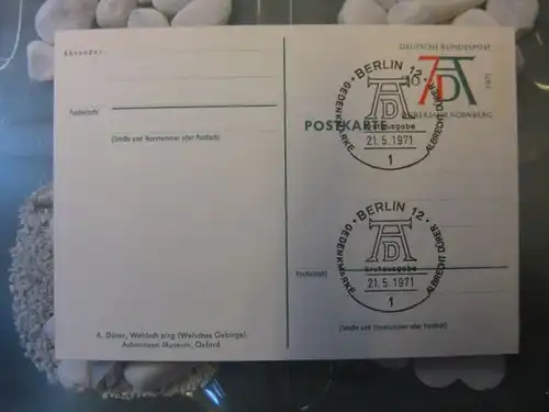 Sonderpostkarte PSo3 
Dürerjahr 1971, Welsches Gebirge