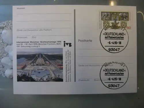 Sonderpostkarte PSo37, Münchner Briefmarkentage 1995