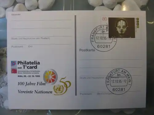 Sonderpostkarte PSo39, PHILATELIA mit T-card `95