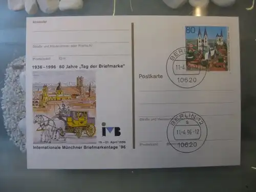 Sonderpostkarte PSo41, Münchner Briefmarkentage 1996