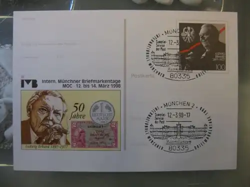 Sonderpostkarte PSo51, Münchner Briefmarkentage 1998