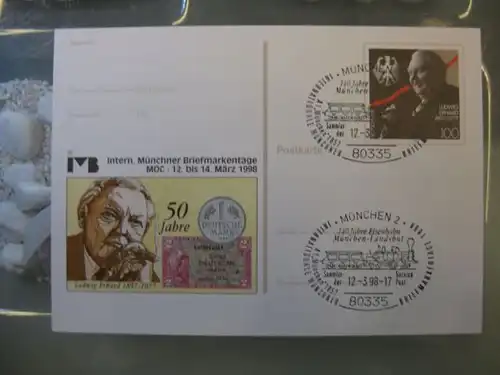 Sonderpostkarte PSo51, Münchner Briefmarkentage 1998