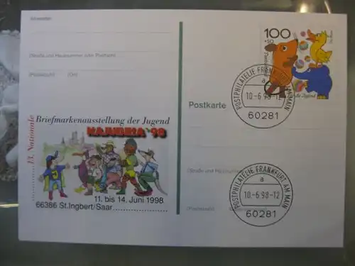 Sonderpostkarte PSo53, NAJUBRIA 1998