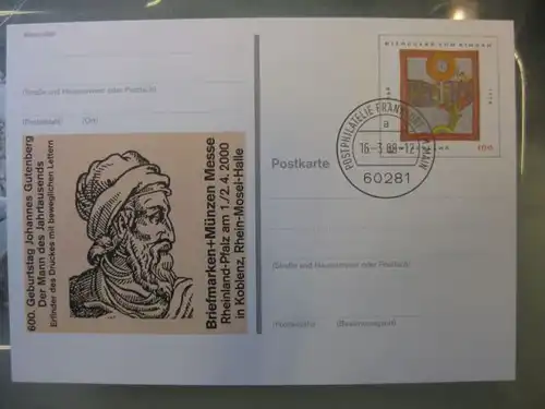 Sonderpostkarte PSo66, Briefmarken und Münzenmesse Rheinland-Pfalz