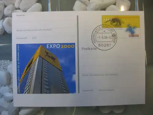 Sonderpostkarte PSo69, EXPO 2000 Hannover