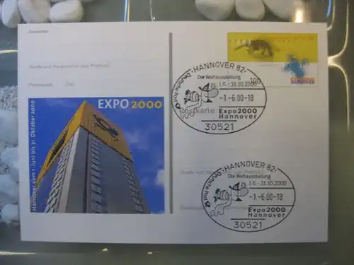 Sonderpostkarte PSo69, EXPO 2000 Hannover