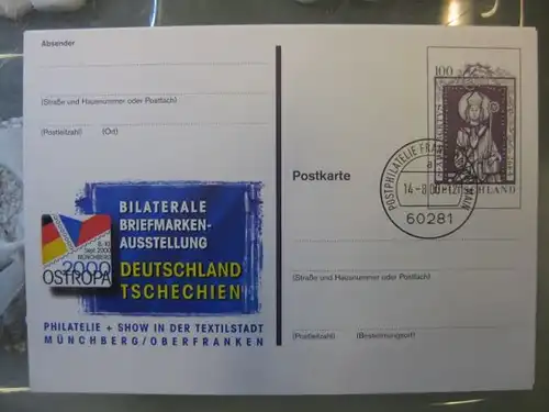 Sonderpostkarte PSo70, OSTROPA 2000