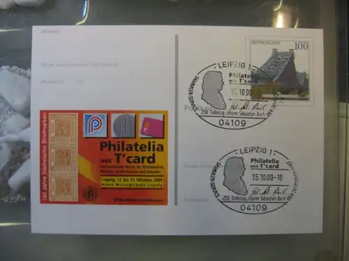 Sonderpostkarte PSo72, PHILATELIA mit T-card 2000