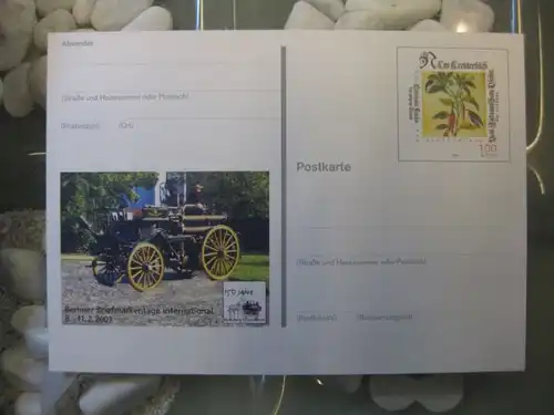 Sonderpostkarte PSo74, Berliner Briefmarkentage International 2001