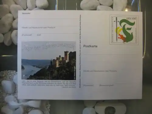 Sonderpostkarte PSo79, Jahr der Rheinromantik 2002