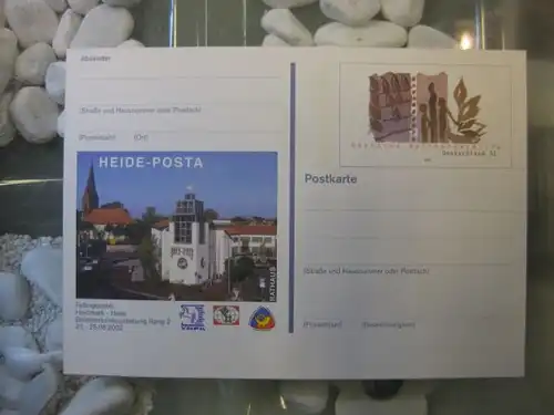 Sonderpostkarte PSo80, Heide-Posta 2002