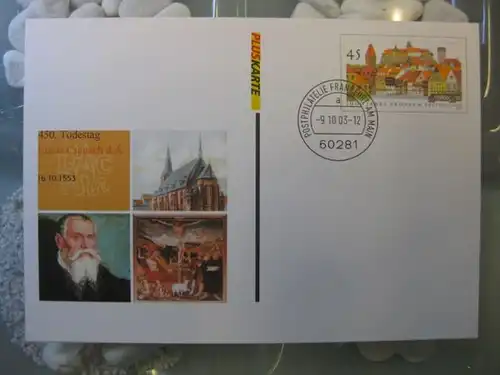 Pluskarte Sonderpostkarte PSo 81 a  II, Lucas Cranach