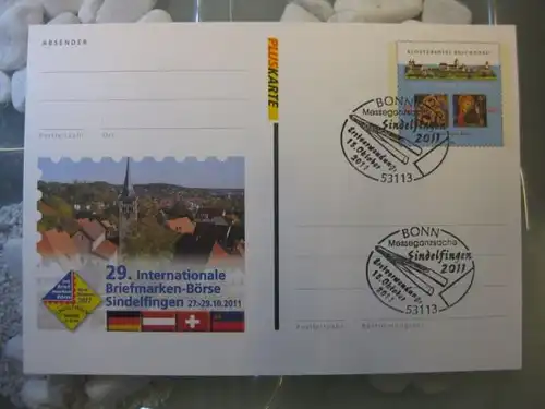 Pluskarte Sonderpostkarte PSo 115, Internationale Briefmarken-Börse Sindelfingen 2011