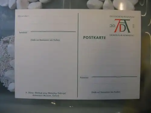 Sonderpostkarte PSo3 
Dürerjahr 1971, Rosenkranzfest