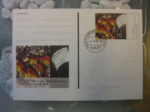 Sonderpostkarte Pluskarte PSo93, 16. Internationale Briefmarken-Messe Essen 2006