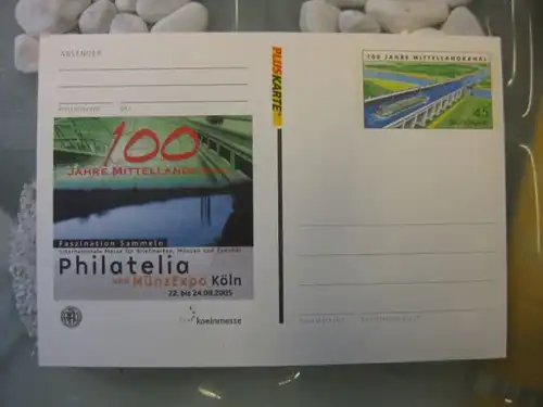 Sonderpostkarte Pluskarte PSo90, Philatelia und MünzExpo Köln 2005