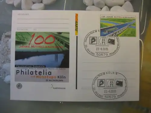 Sonderpostkarte Pluskarte PSo90, Philatelia und MünzExpo Köln 2005