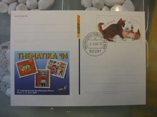 Sonderpostkarte Pluskarte PSo85, THEMATIKA `04 Essen