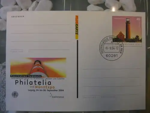 Sonderpostkarte Pluskarte PSo87 Philatelis und MünzExpo Leipzig 2004