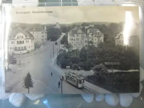 Stuttgart-Ost, Stuttgart, Gänsheidestraße, mit Straßenbahn