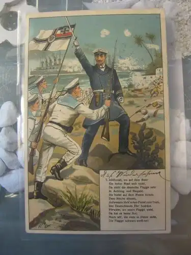 Patriotische Karte Deutsche Kriegsmarine