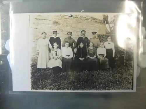 Familienfoto mit Soldaten