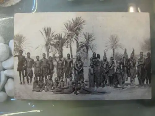 Hereros aus Otjikango, Deutsch-Süd-West-Afrika