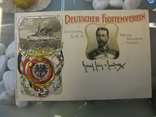 Deutscher Flottenverein, Prägekarte
