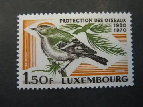 Vögel, Luxemburg, 1 Wert