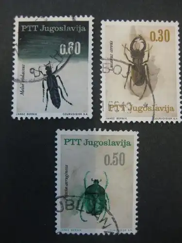 Insekten, Jugoslawien, 3 Werte