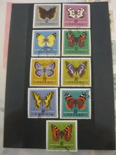 Schmetterlinge, Polen, 9 Werte