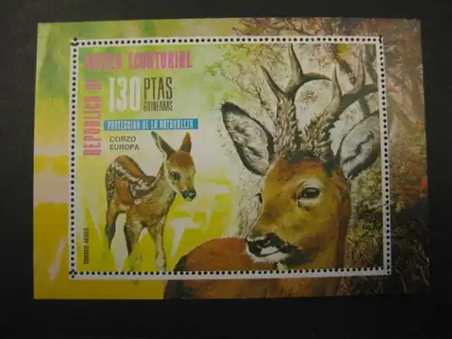 Tiere, Guinea Äquatorial, 1 Block
