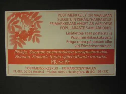 Früchte, Beeren, Finnland, 10 Werte im MH