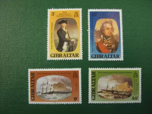 Schiffe, Gibraltar, 4 Werte